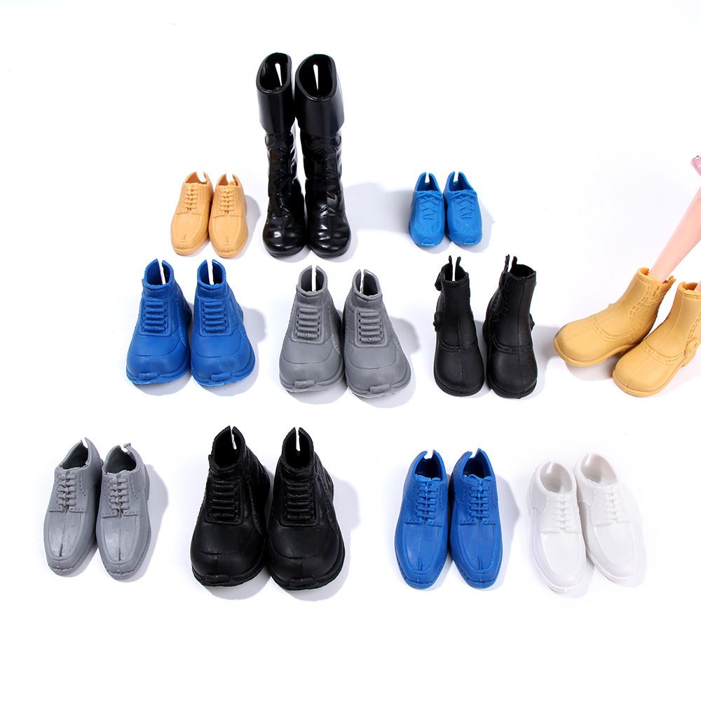 Giày thời trang nhiều kiểu dáng trang trí cho búp bê nam tỉ lệ 1/6
