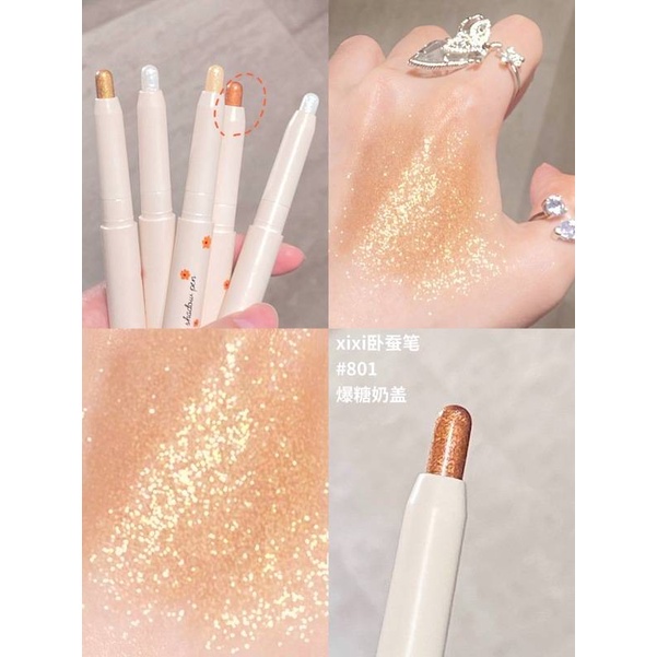 [Hàng mới về] Bút phấn mắt Xixi màu ngọc trai sáng san hô hoa hồng vàng | BigBuy360 - bigbuy360.vn