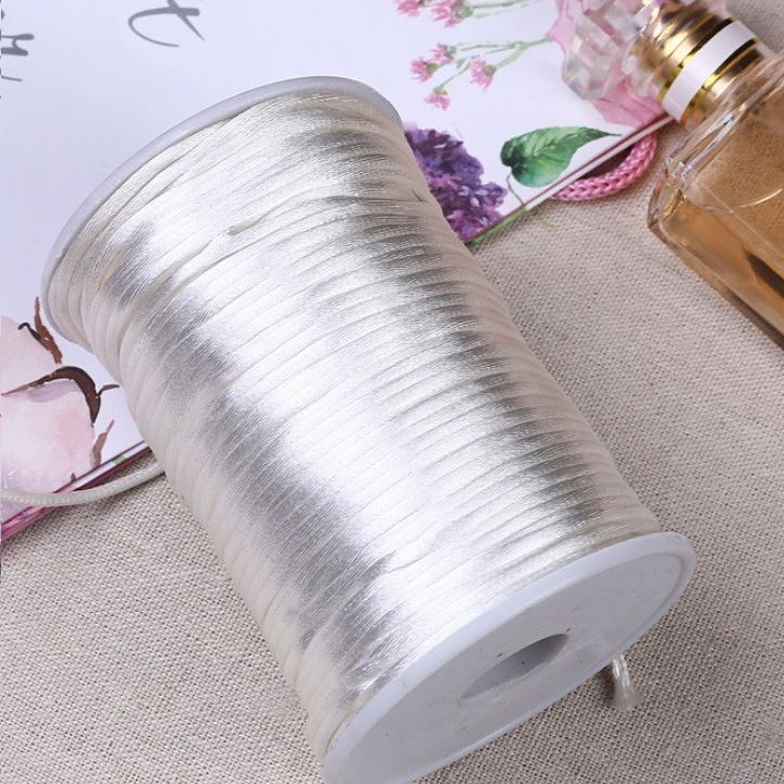 Cuộn 100m Dây Tim size 2.5mm Làm Vòng Tay Handmade có đủ màu