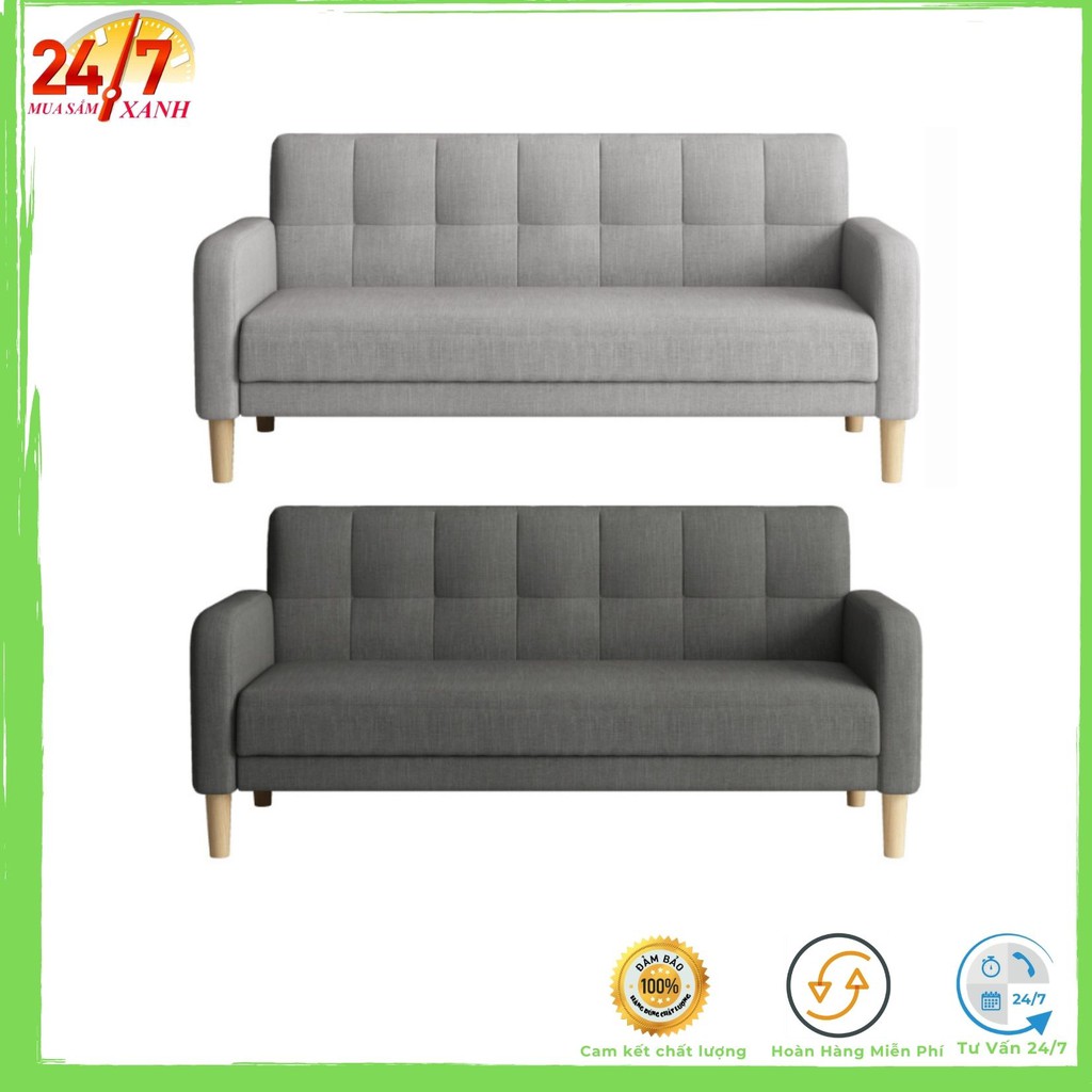 Ghế Sofa giường ,Ghế Sofa thông minh ,(tựa lưng ngả 3 nấc - thiết kế trang nhã tinh tế - chất liệu vải cao cấp) KT 170cm