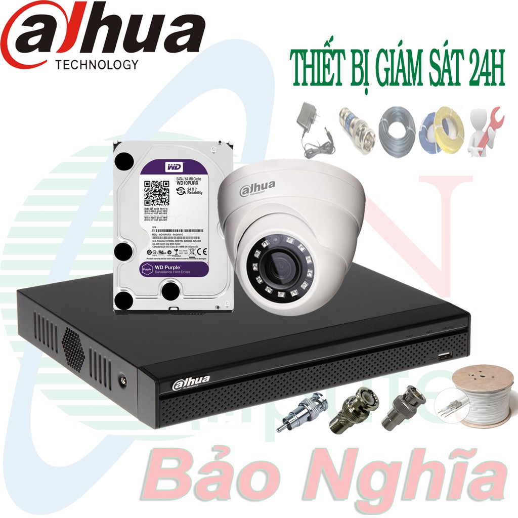 Trọn bộ 4 Camera Đầu 1a04-03 1000sp- 01 1200emp-a - 2 mic sắt- 04 nguồn vsc-01 hdd 1tb-01 hdmi 1,5m