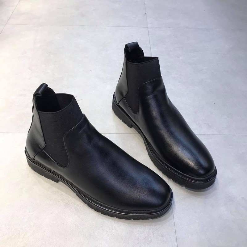 Boots đen form đẹp, hack 5cm chiều cao