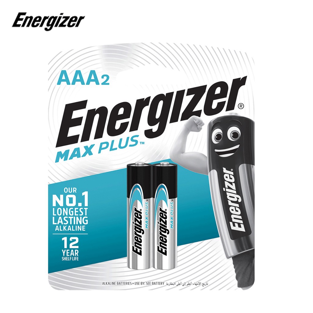 Pin Energizer AAA/AA max plus - Vỉ 2 viên - Hàng chính hãng