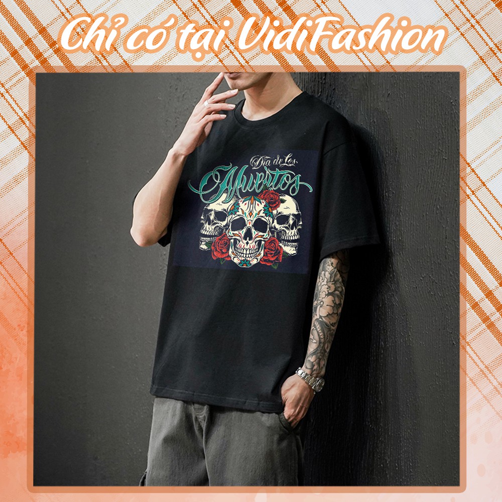 Áo thun phong cách US Gangster 1341 bụi bặm siêu cá tính chỉ có tại VidiFashion