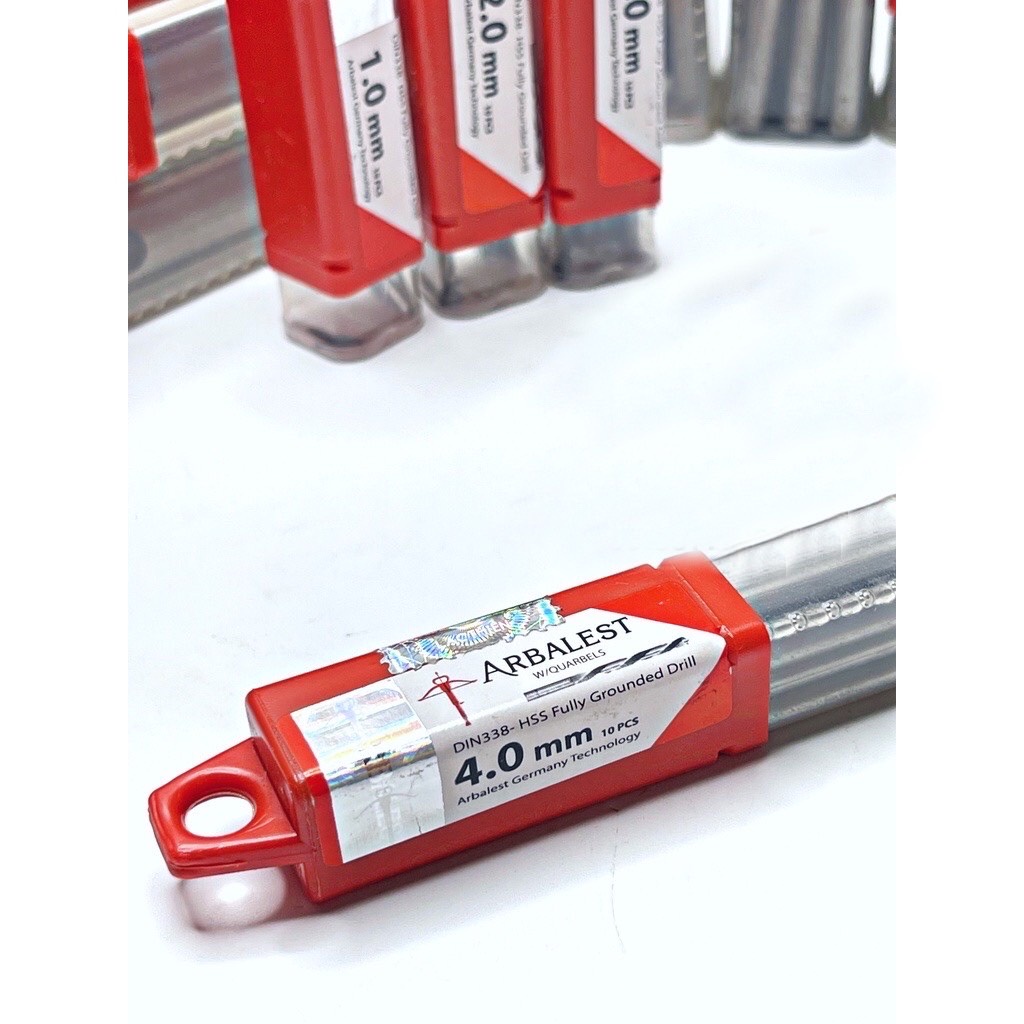 Mũi khoan inox xịn mini khoan sắt gỗ thép gió ARBALEST chính hãng 2mm – 7,5mm