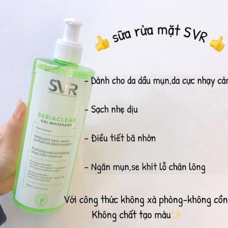 sữa rửa mặt Svr chai to 400ml | BigBuy360 - bigbuy360.vn