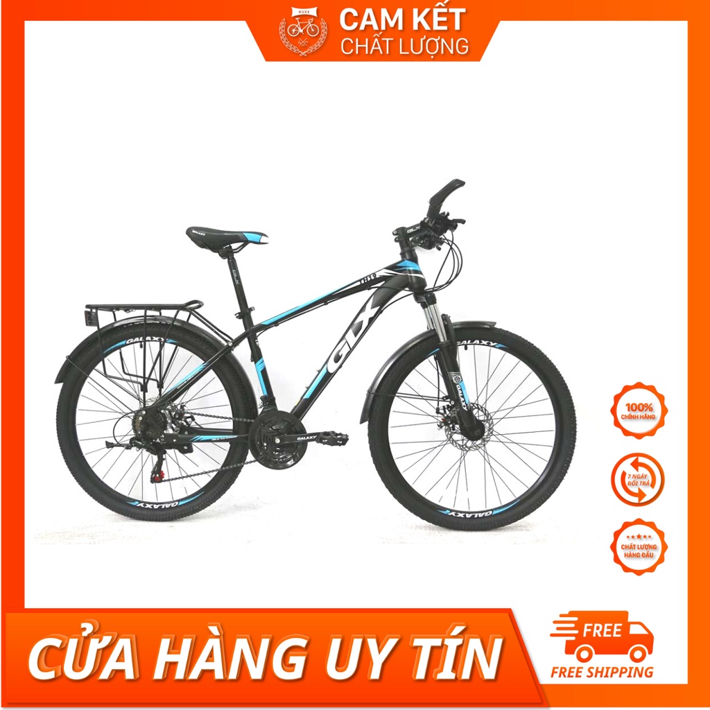 Xe đạp MTB GLX TH19 2022 địa hình thể thao nhập khẩu chính hãng cao cấp.Tặng kèm khoá và đèn báo hiệu.