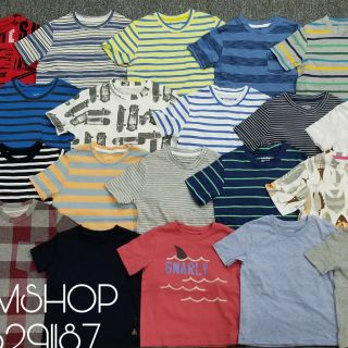 Áo gap bé trai tay ngắn