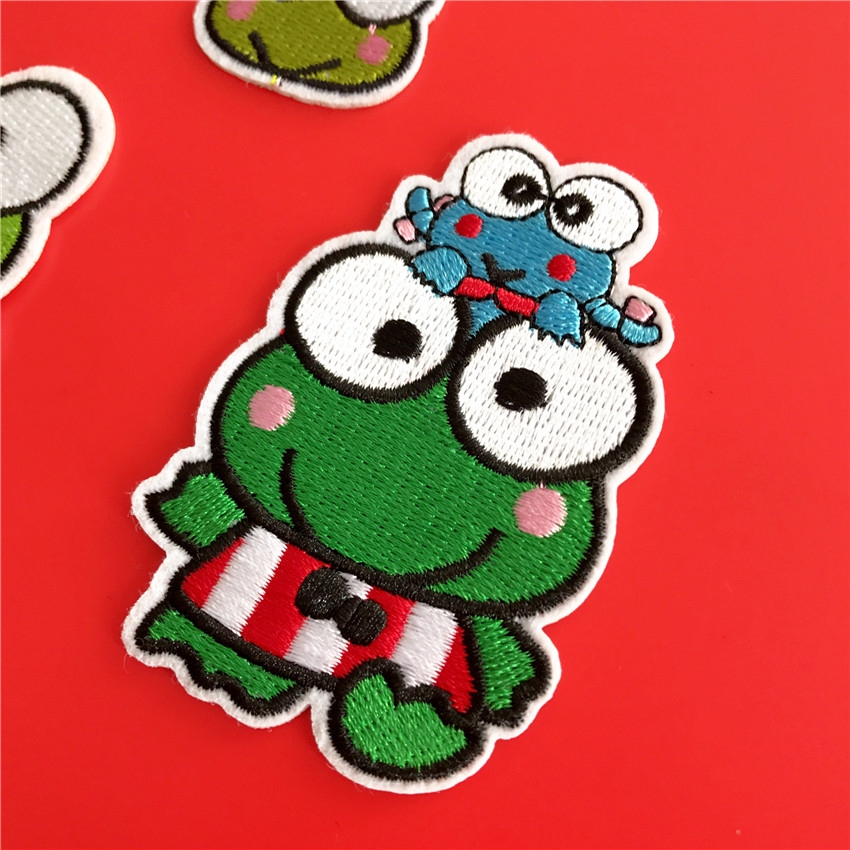 Miếng dán quần áo hình ếch dễ thương（☸ Sanrio - Keroppi Patch ☸）