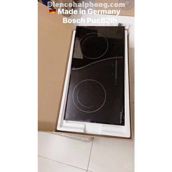 BẾP TỪ ĐÔI BOSCH PUC821ih 4000W Hàng chính hãng