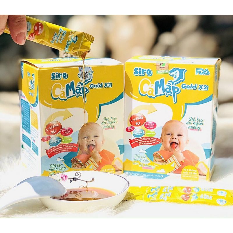 Siro ăn ngon CÁ MẬP gold×2 (chính hãng)
