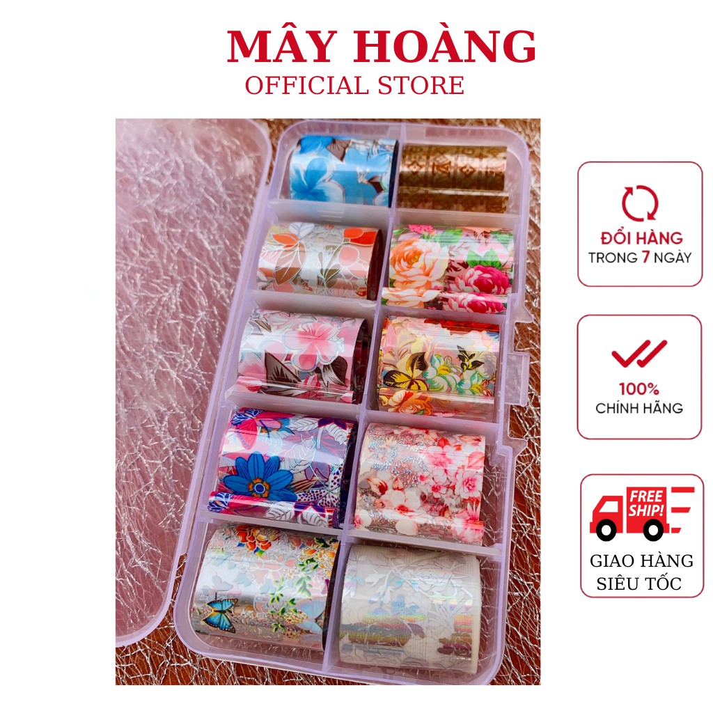 Foil hoa dán móng nail