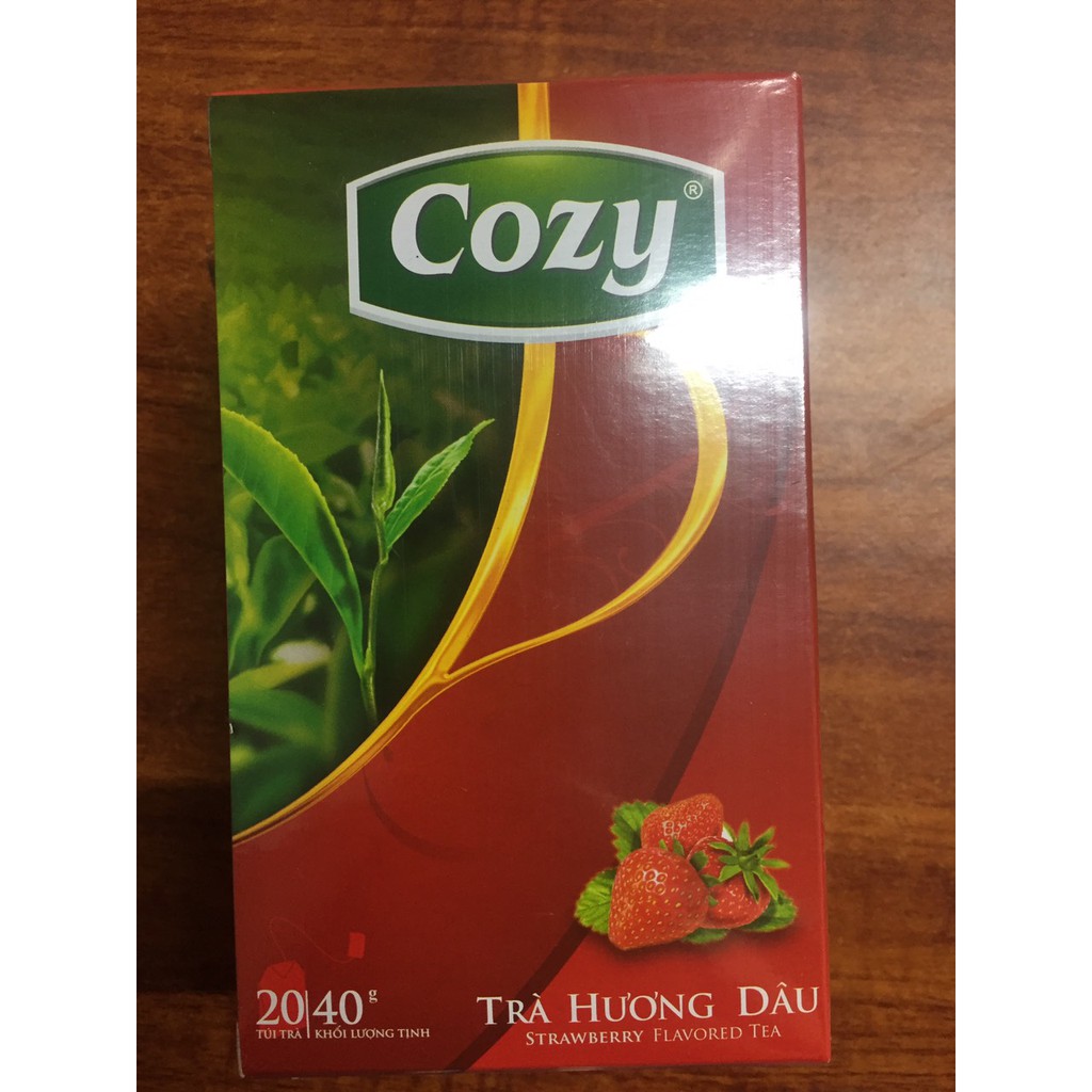 Trà túi lọc Cozy dâu, đào, bạc hà