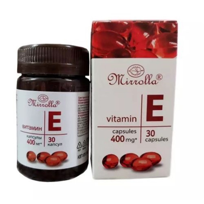 Vitamin E 400mg mirrolla xuất xứ Nga