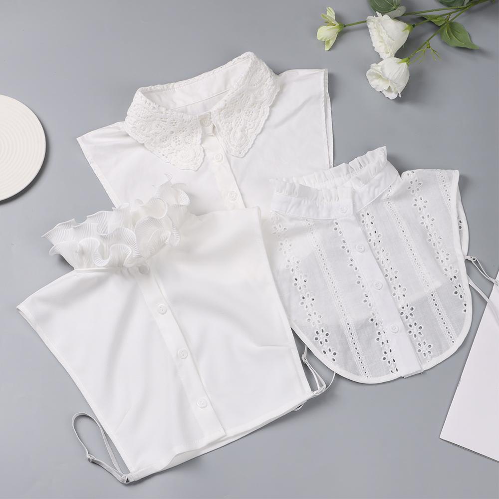 DIACHAVN Cổ Áo Rời Chất Liệu Cotton Thời Trang Cho Nam Nữ
