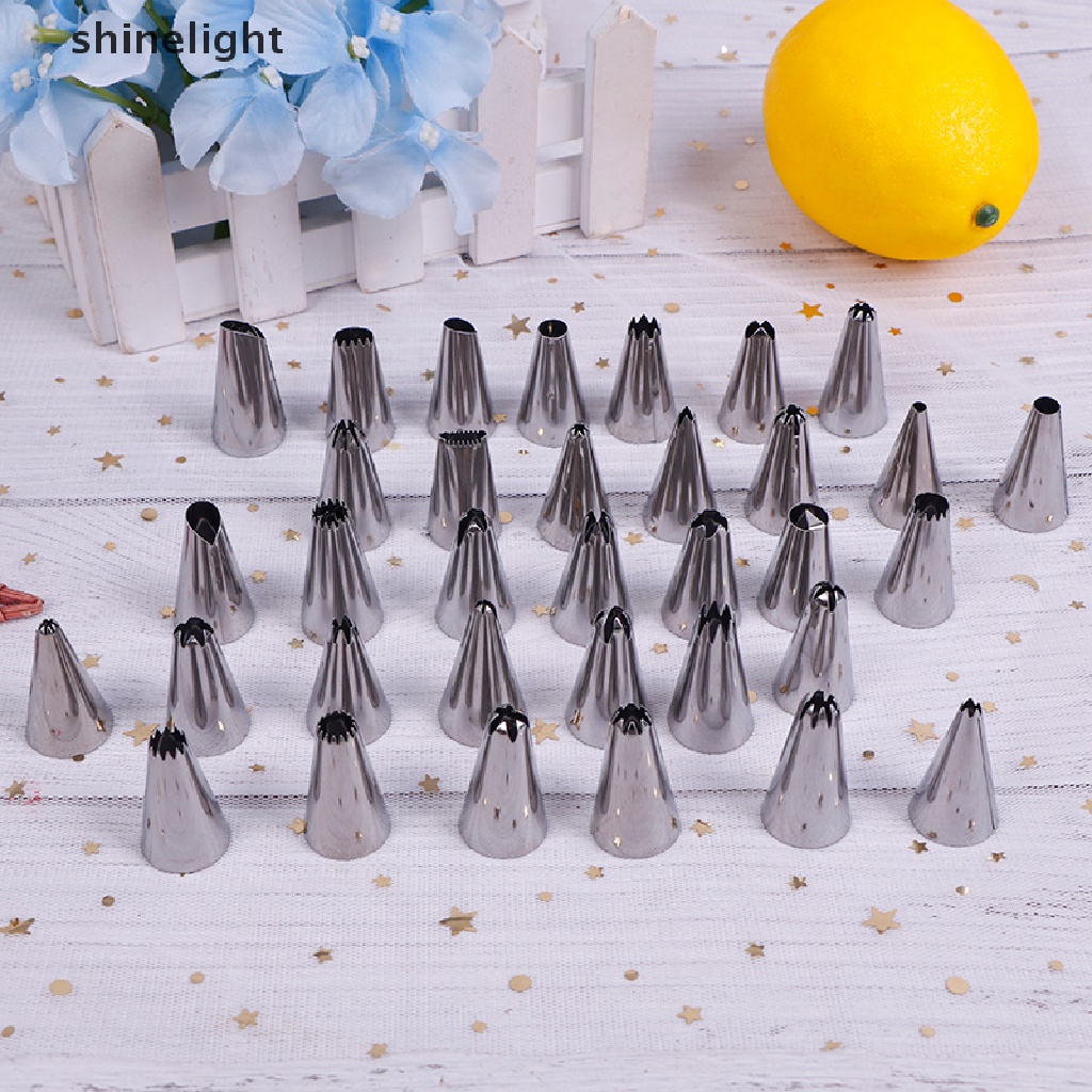 Set 24 / 36 / 48 Đuôi Bắt Bông Kem Bằng Thép Không Gỉ