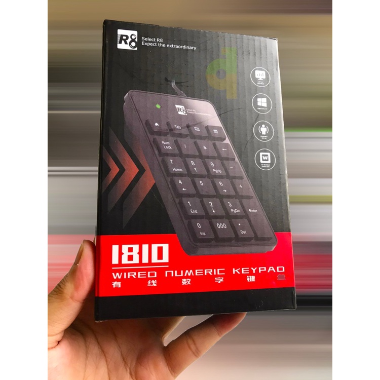 Bàn phím Mini K1000/ Tika cổng USB- Full Box- Chất Lượng Tốt, Kiểu Dáng Nhỏ Gọn, Bảo Hành 6 Tháng - 1 Đổi 1