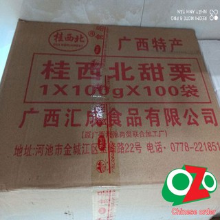 Hạt dẻ tẩm mật ong