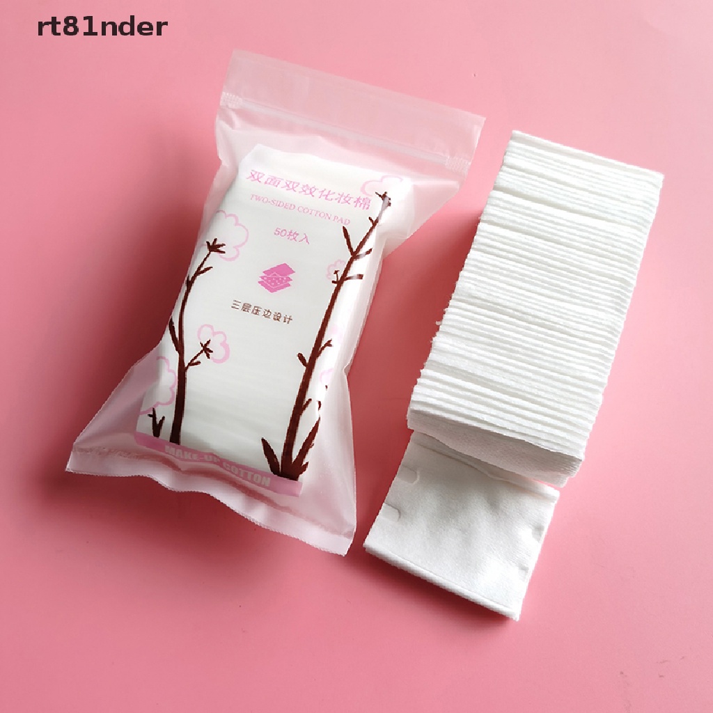 Túi 50 Miếng Bông Tẩy Trang Mềm Mại Có Thể Giặt Được