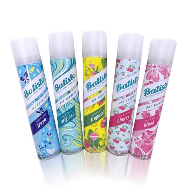 Dầu gội khô Batiste Dry Shampoo mÙI CHERRY,blush