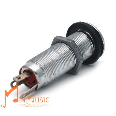 Đầu Jack Cái Dài Dành Cho Đàn Guitar Bass I 6.35mm Electric Guitar Cylinder Clip End Pin Mono Panel Plating Output Jack