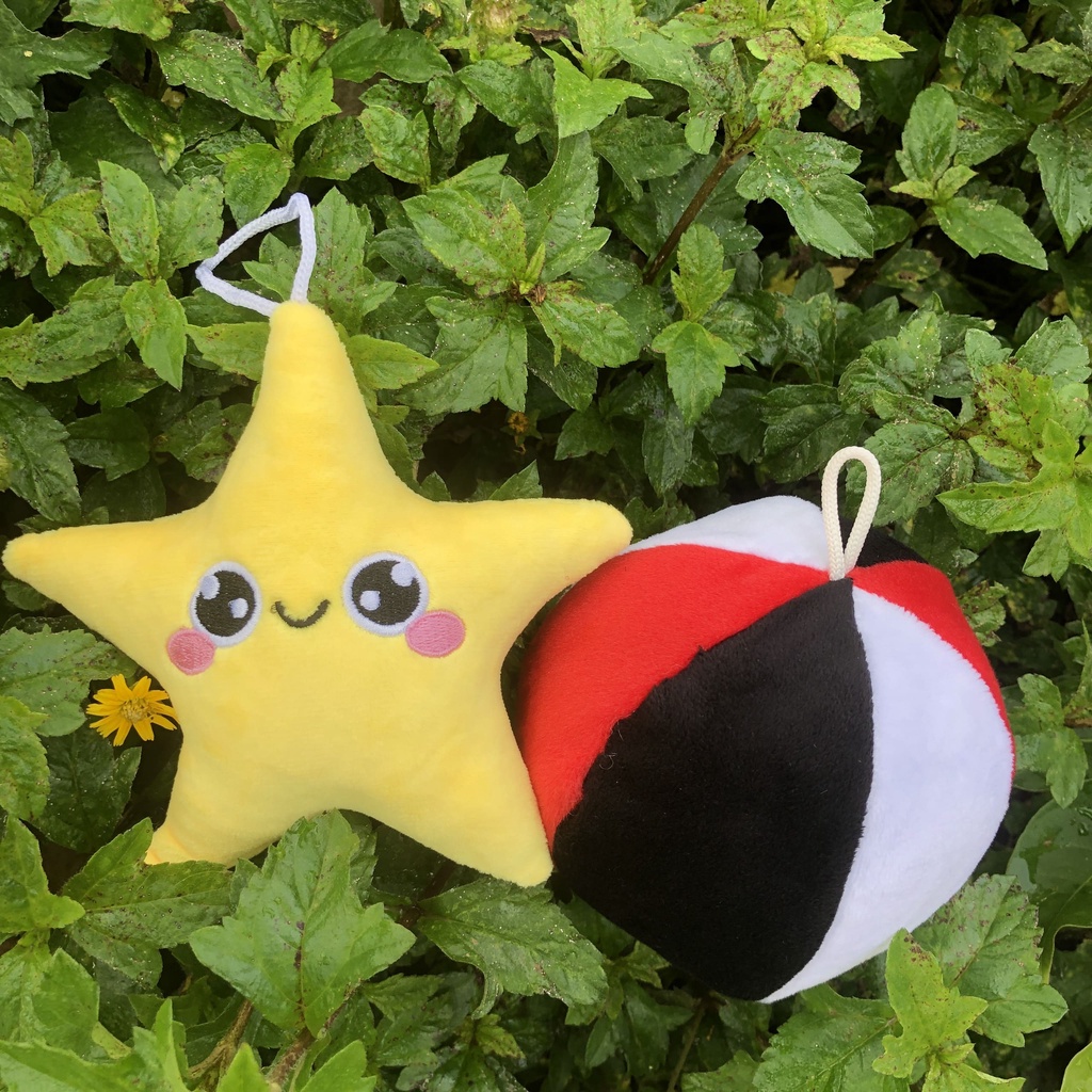 Đồ Chơi Bóng Vải Xúc Xắc Mini Cho Bé - Muki