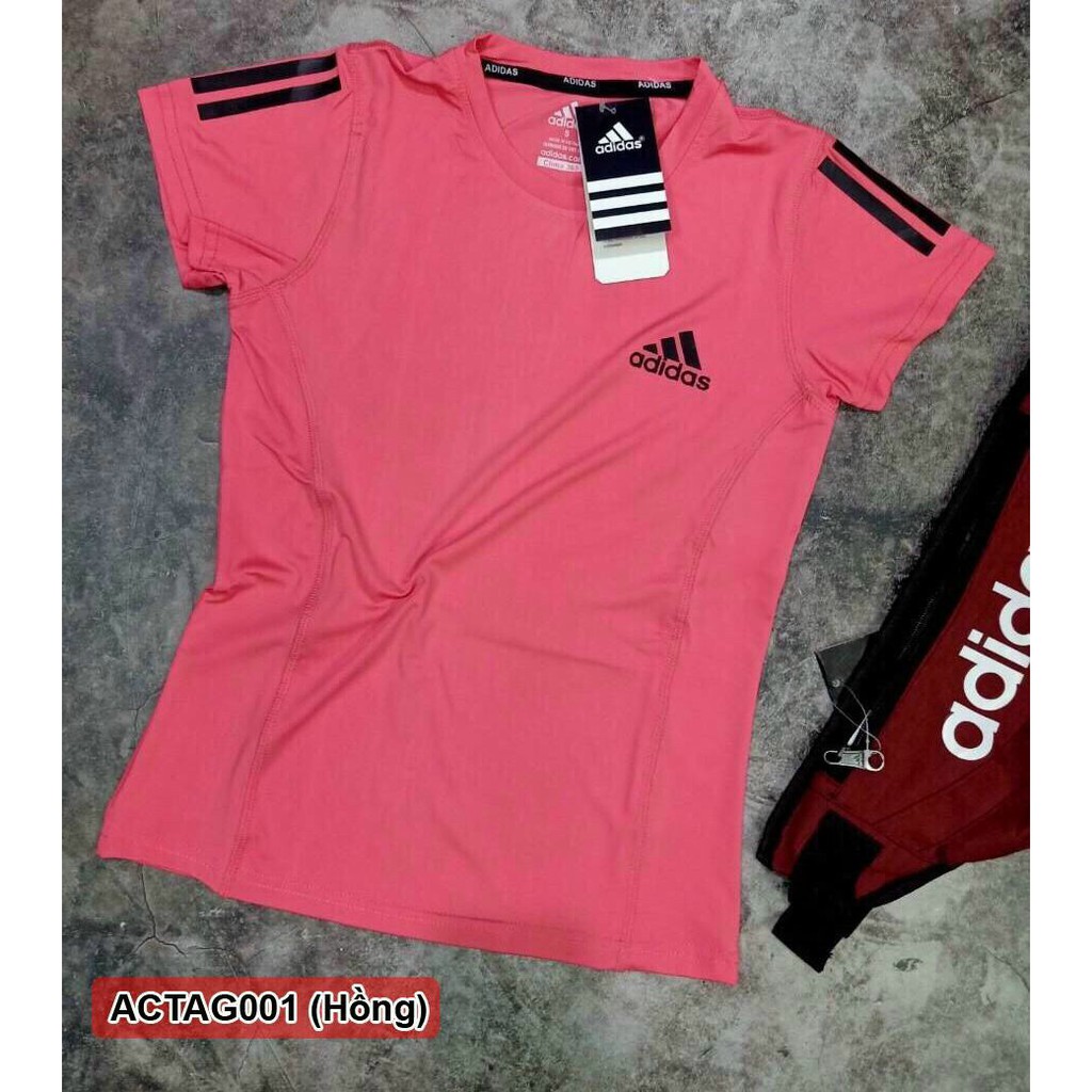 Freeship tất cả các sản phẩm từ 50k - Áo thun nữ tập gym, Áo thể thao nữ, vải Trơn thun lạnh cao cấp | BigBuy360 - bigbuy360.vn