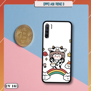 Ốp lưng nhám cho điện thoại OPPO A91 / RENO 3