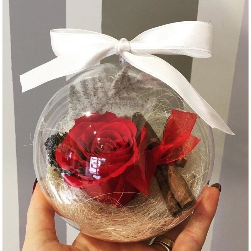 Quả Cầu Lông Vũ Có Đèn LED Trang Trí Giáng Sinh