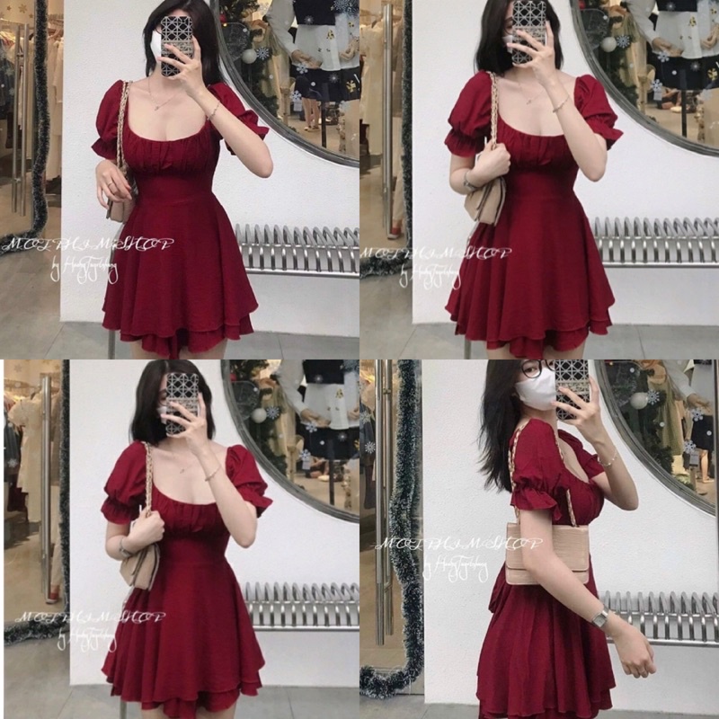 JUM SUSU JUMSUIT thiết kế jum giả váy độc lạ có bo chun co giãn form chuẩn chất vải dày dặn sư ư