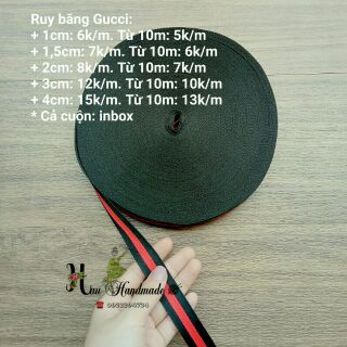 Ruy băng gucci trơn