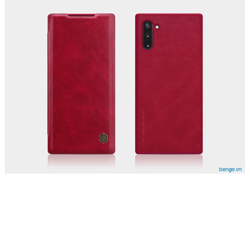 Bao da xịn Nillkin QIN cho điện thoại Samsung Galaxy Note 10 Plus