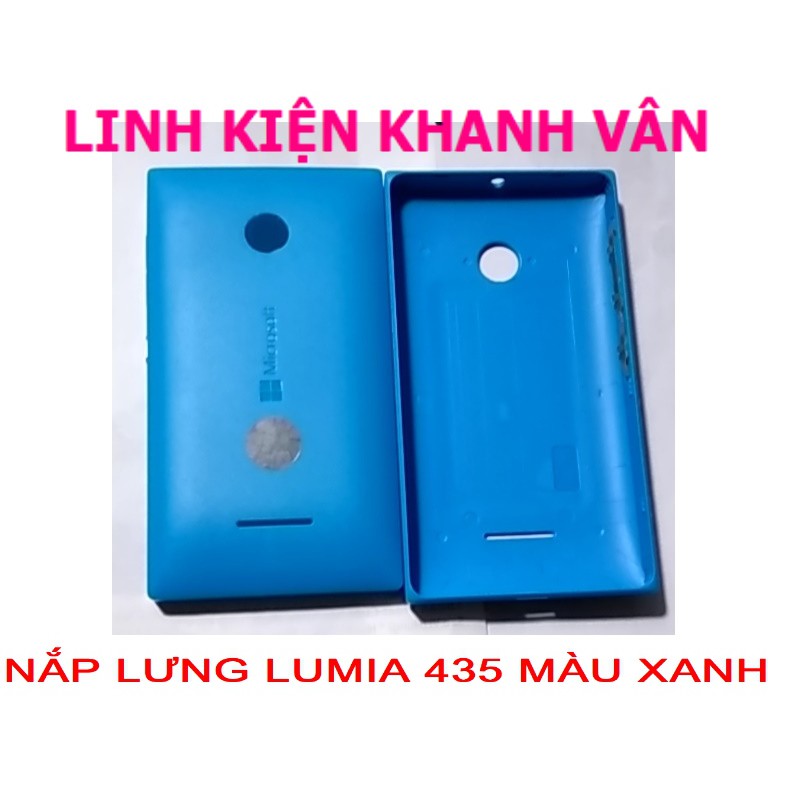 NẮP LƯNG LUMIA 435 MÀU XANH