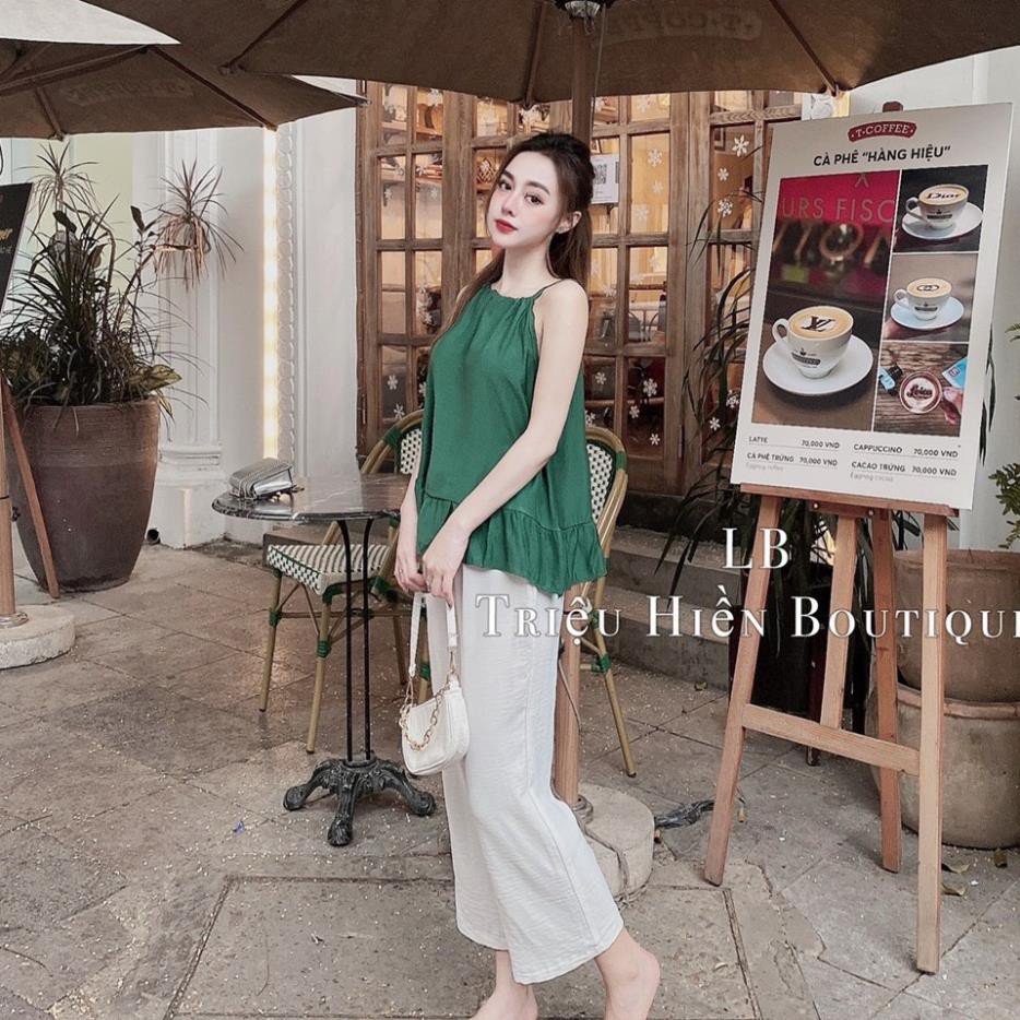 Set đồ nữ cá tính, set quần lửng áo dây đi chơi sang chảnh mùa hè đẹp 8A00085 THVVN | BigBuy360 - bigbuy360.vn