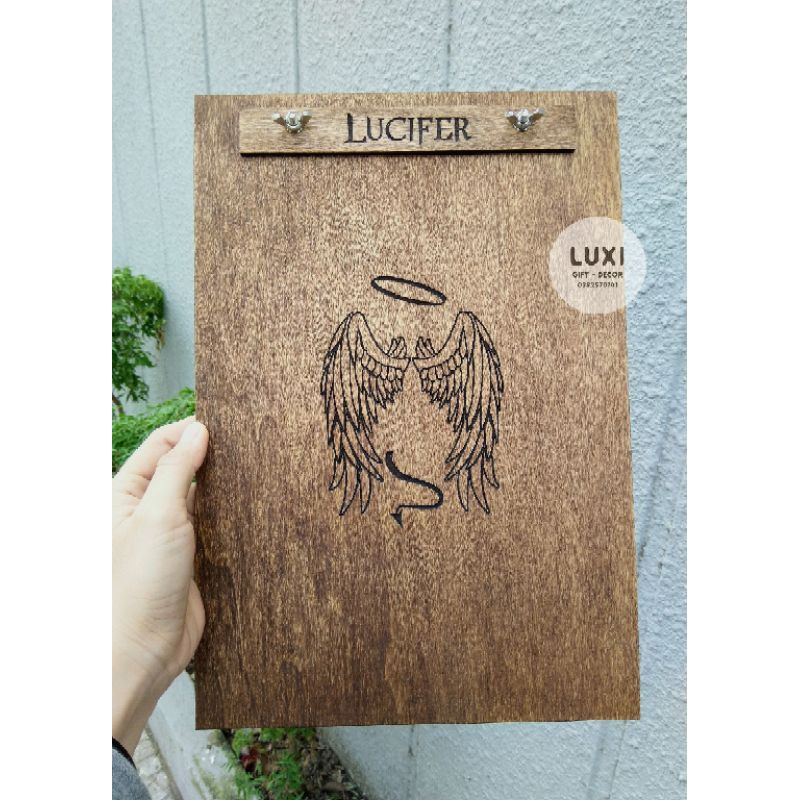 Combo 10 bảng gỗ kẹp menu A4 nhà hàng, quán cà phê,  FREE khắc LOGO - Xưởng LUXI decor