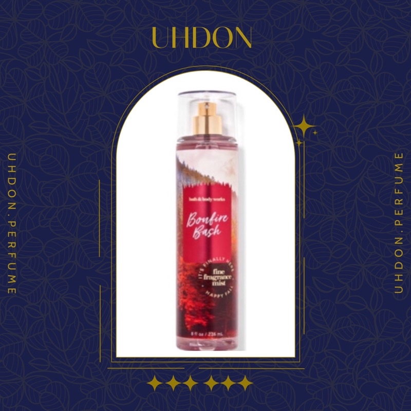 Bodymist Bath Body Works mùi BONFIRE BASH
