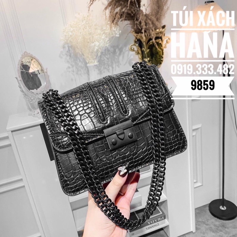 Túi cnk quỳnh full tag đen thời trang hot hit 2021