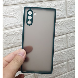 Ốp nhám viền cao su bảo vệ camera Note 10