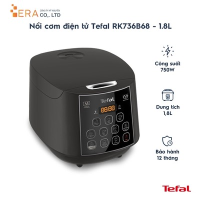 Nồi cơm điện tử Tefal RK736B68 - 1.8L