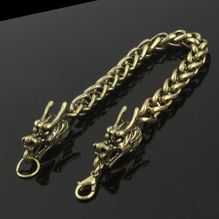 Vòng tay phối mặt hình rồng phong cách sành điệu cho nam