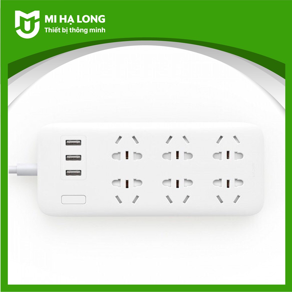Ổ cắm điện Xiaomi 6 ổ x 3 cổng USB