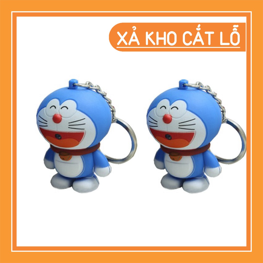 XẢ HÀNG TỒN KHO -  Combo 02 móc khoá Doremon biết nói i love you KTH12345