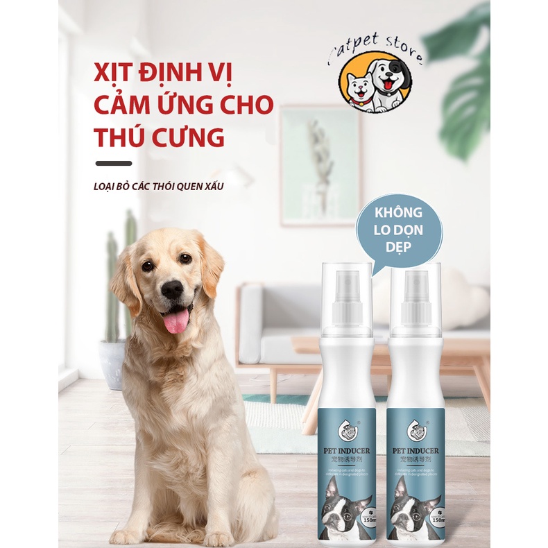 Xịt hướng dẫn vệ sinh chó mèo,Xịt hướng dẫn giúp thú cưng vệ sinh đúng chỗ