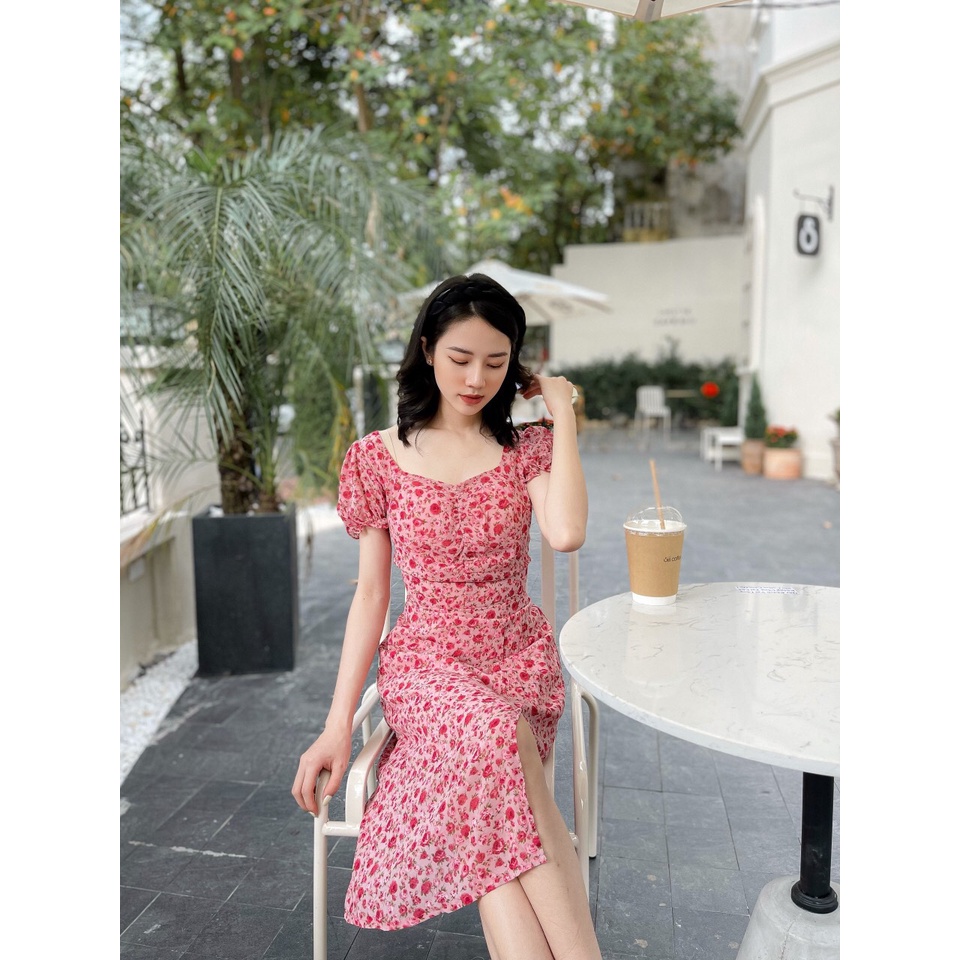 Đầm Voan Hoa T.O.P.S.H.O.P Nhẹ Nhàng - Hàng xuất dư 100%