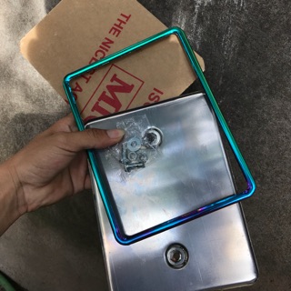 Cl viềng biển số titan gắn xe máy các loại