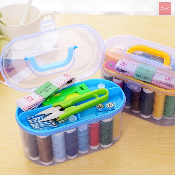Hộp kim chỉ đa năng đầy đủ phụ kiện