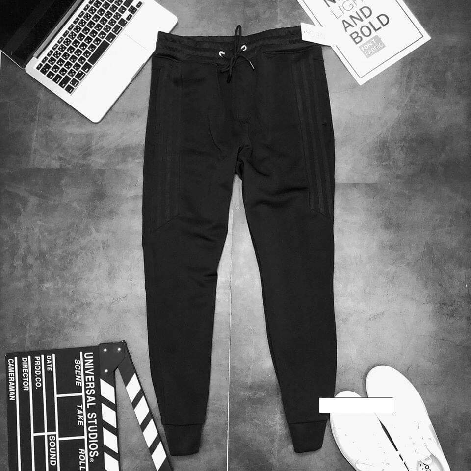 Quần Jogger Nam Nữ Ống Bo Thu Đông Hot 2021 Chất Poly 2 Da NL01