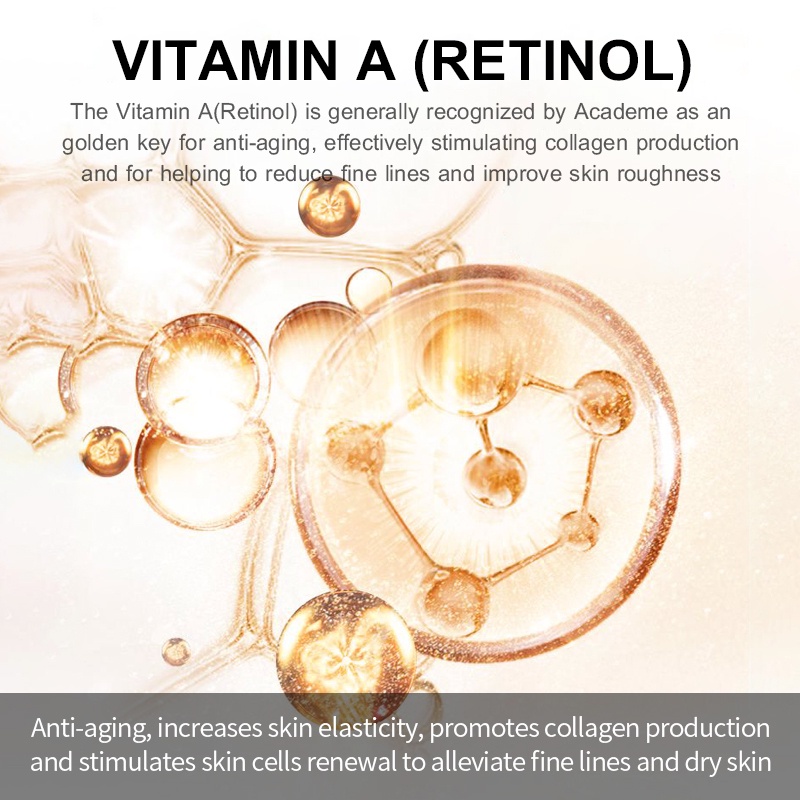 Kem mặt Retinol Vibrant Glamour nâng chắc chống lão hóa xóa nếp nhăn làm trắng dưỡng ẩm