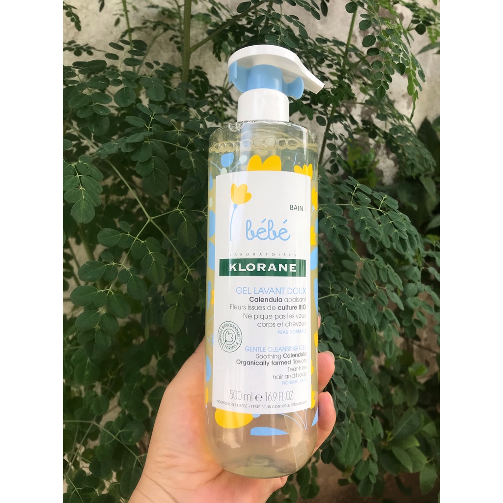 🍀👉SỮA TẮM GỘI KLORANE BEBE 2X500ML ⚡ FREESHIP ⚡ SỮA TẮM VÀ GỘI  AN TOÀN DỊU NHẸ DÙNG CHO BÉ TỪ SƠ SINH