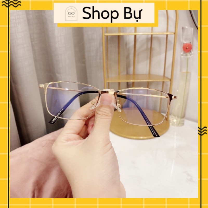 51❤️ Gọng Kính unisex mắt vuông nhỏ mảnh chất liệu kim loại full khung